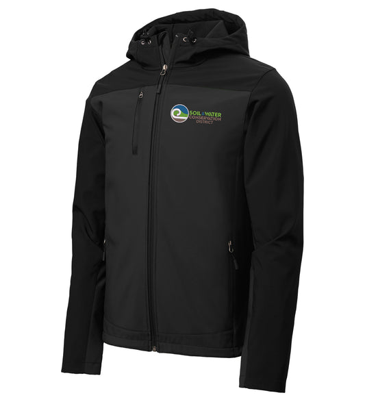 J335 Port Authority® Hooded Core Soft Shell Jacket