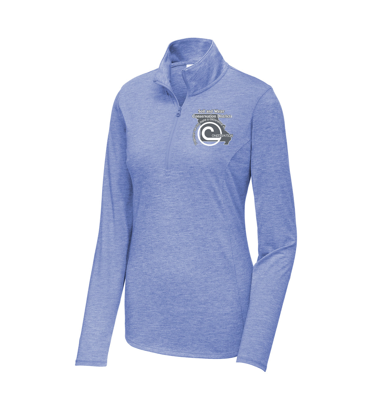 Women's Tri-Blend Wicking 1/4-Zip Pullover