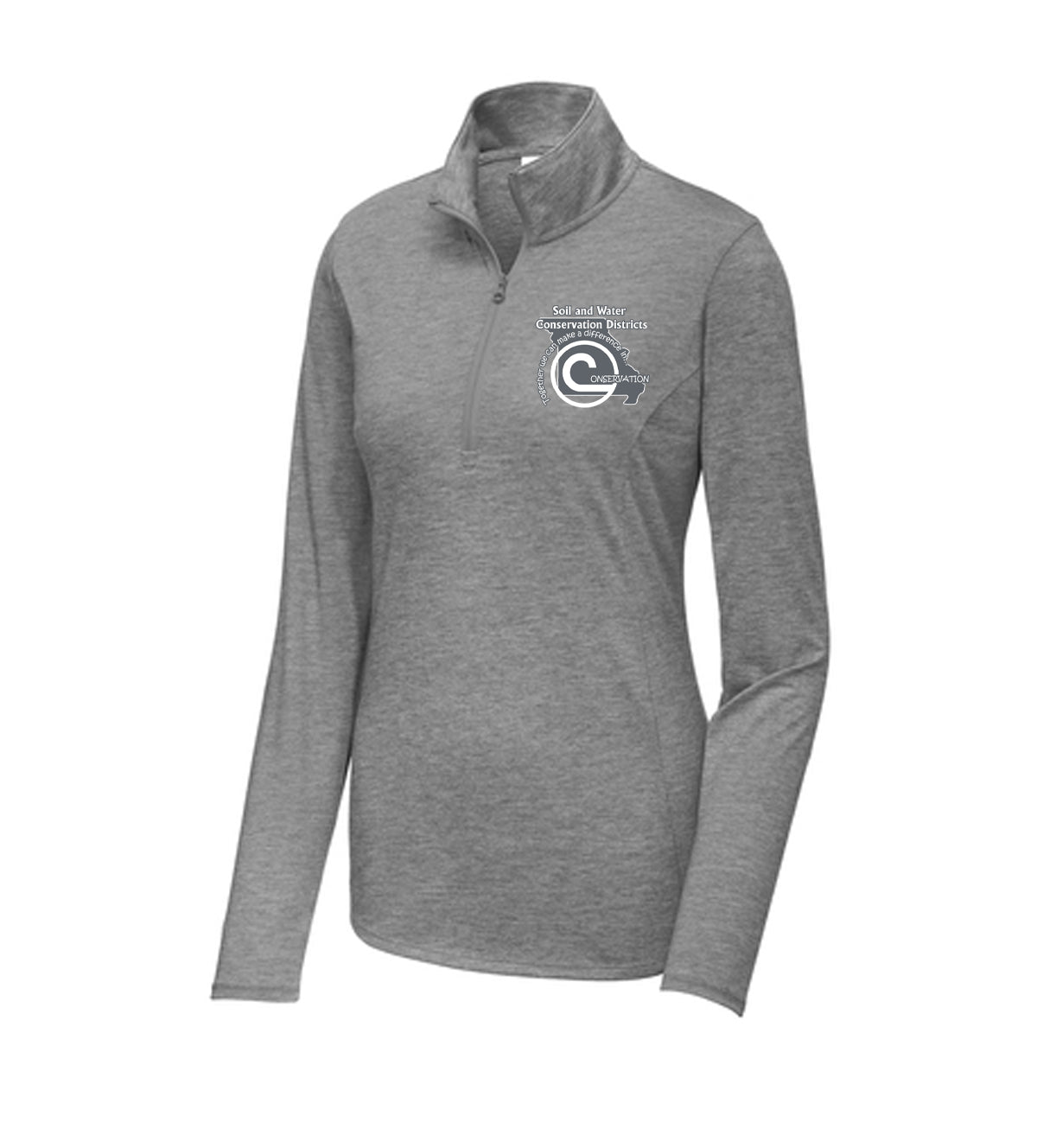 Women's Tri-Blend Wicking 1/4-Zip Pullover