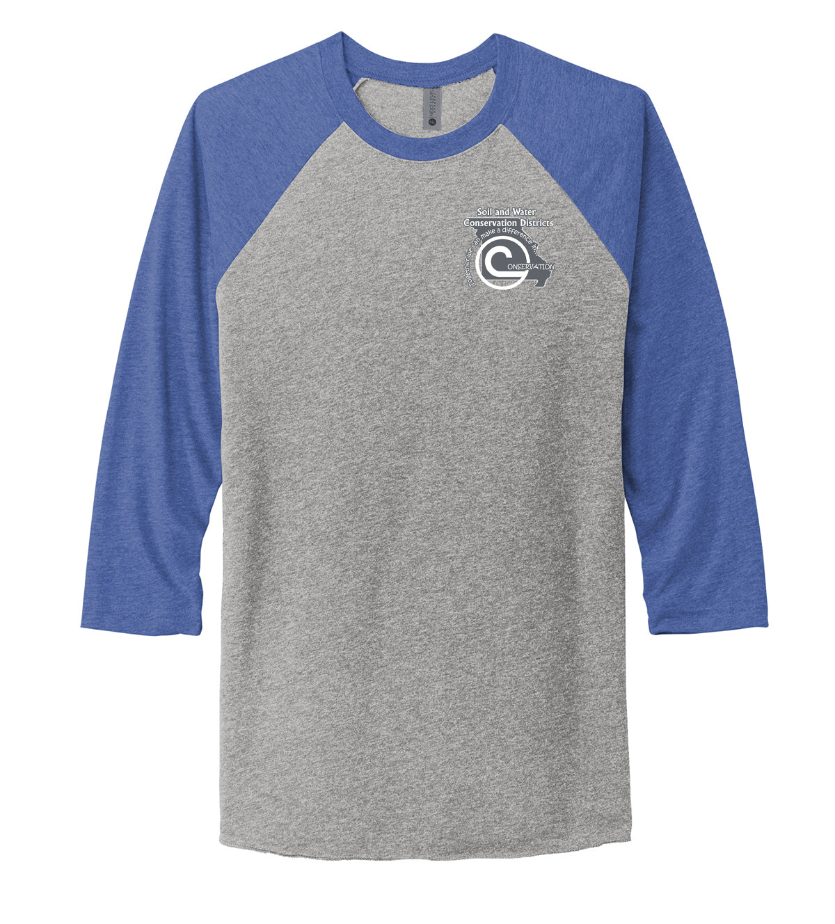 NL6051 Next Level Apparel® Unisex Tri-Blend 3/4-Sleeve Raglan Tee