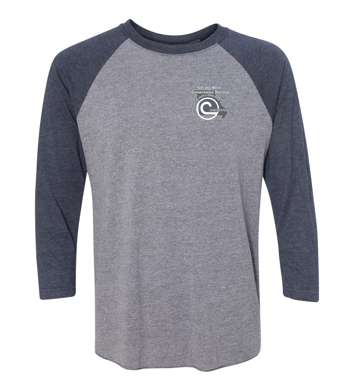 NL6051 Next Level Apparel® Unisex Tri-Blend 3/4-Sleeve Raglan Tee