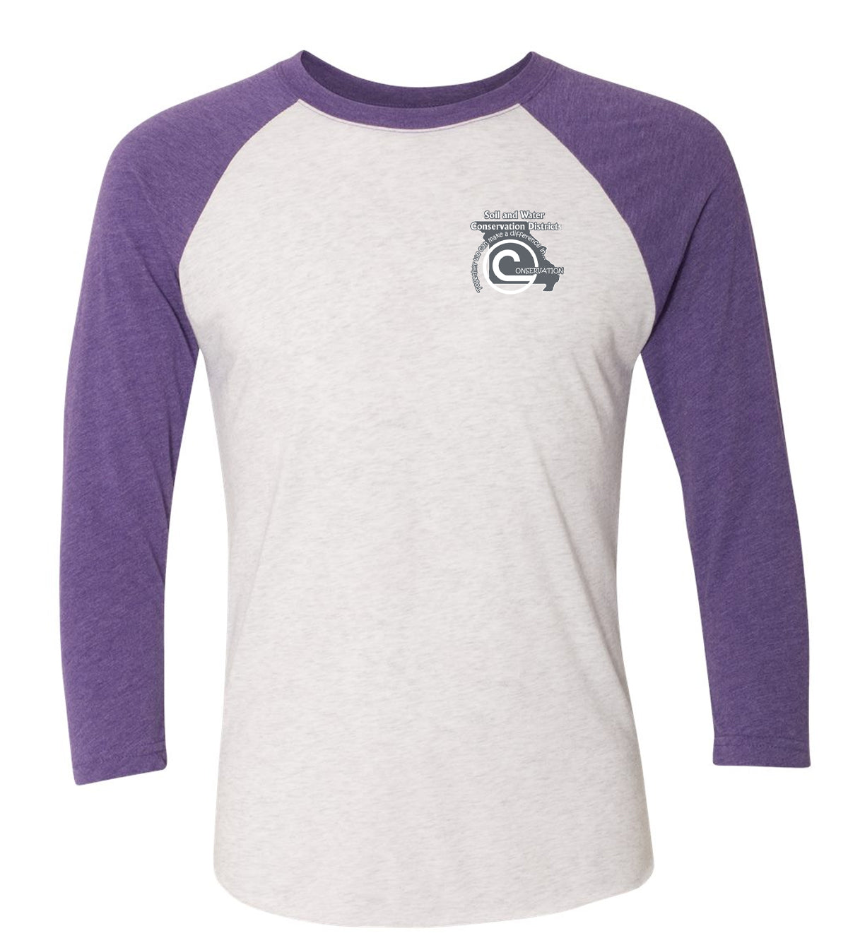 NL6051 Next Level Apparel® Unisex Tri-Blend 3/4-Sleeve Raglan Tee