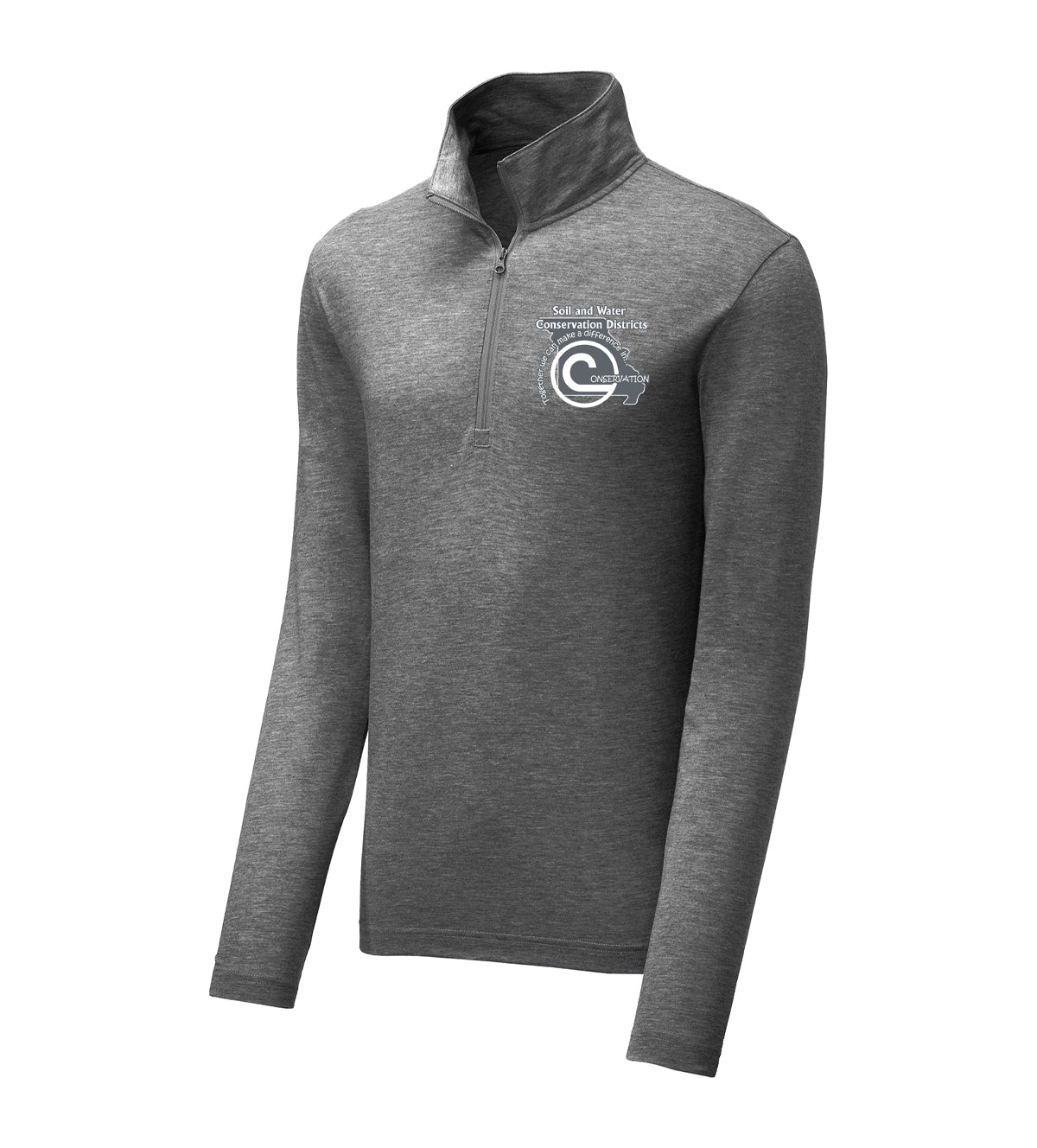 Men's Tri-Blend Wicking 1/4-Zip Pullover