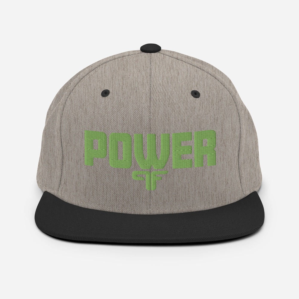 POWER Flat Brim Snapback