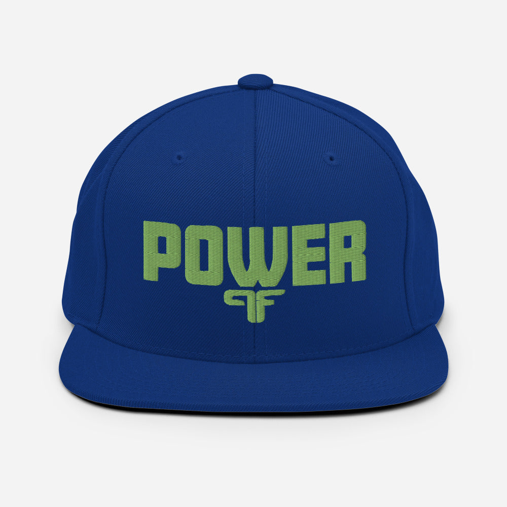 POWER Flat Brim Snapback