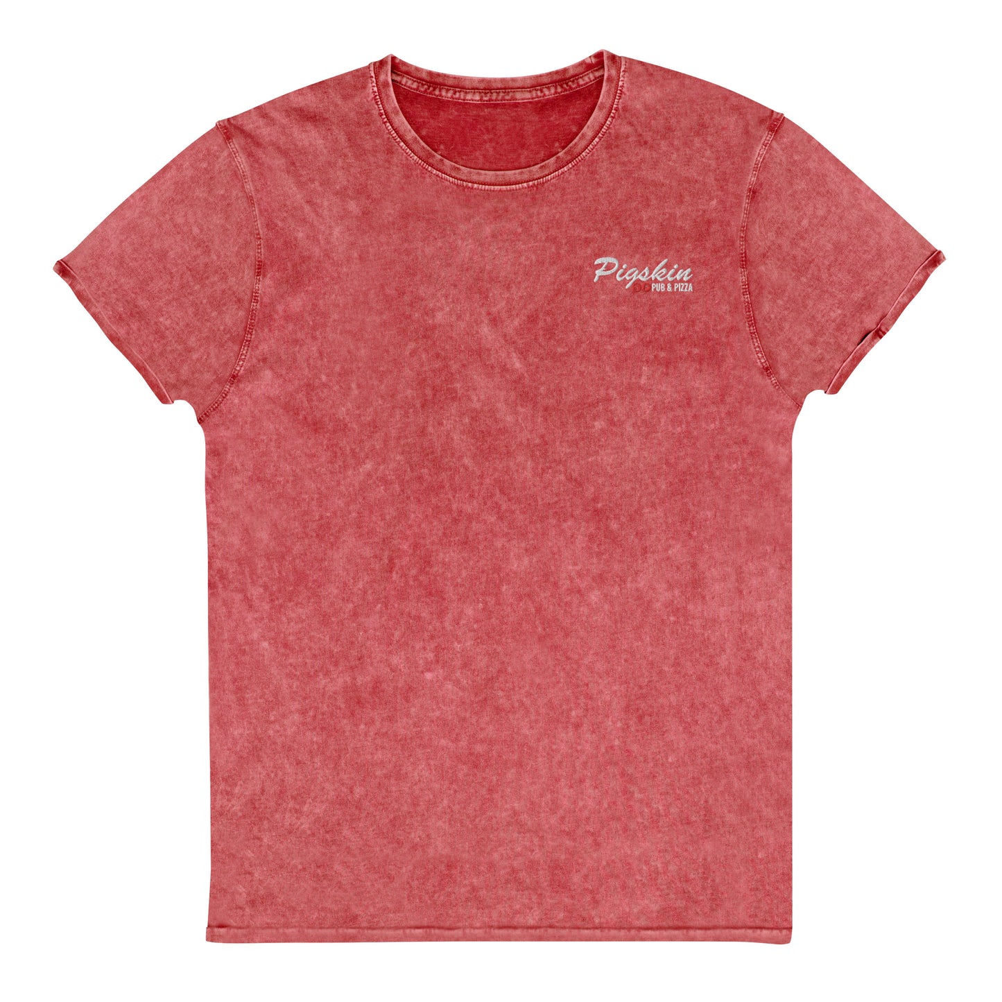 Pigskin Denim Embroidered Tee