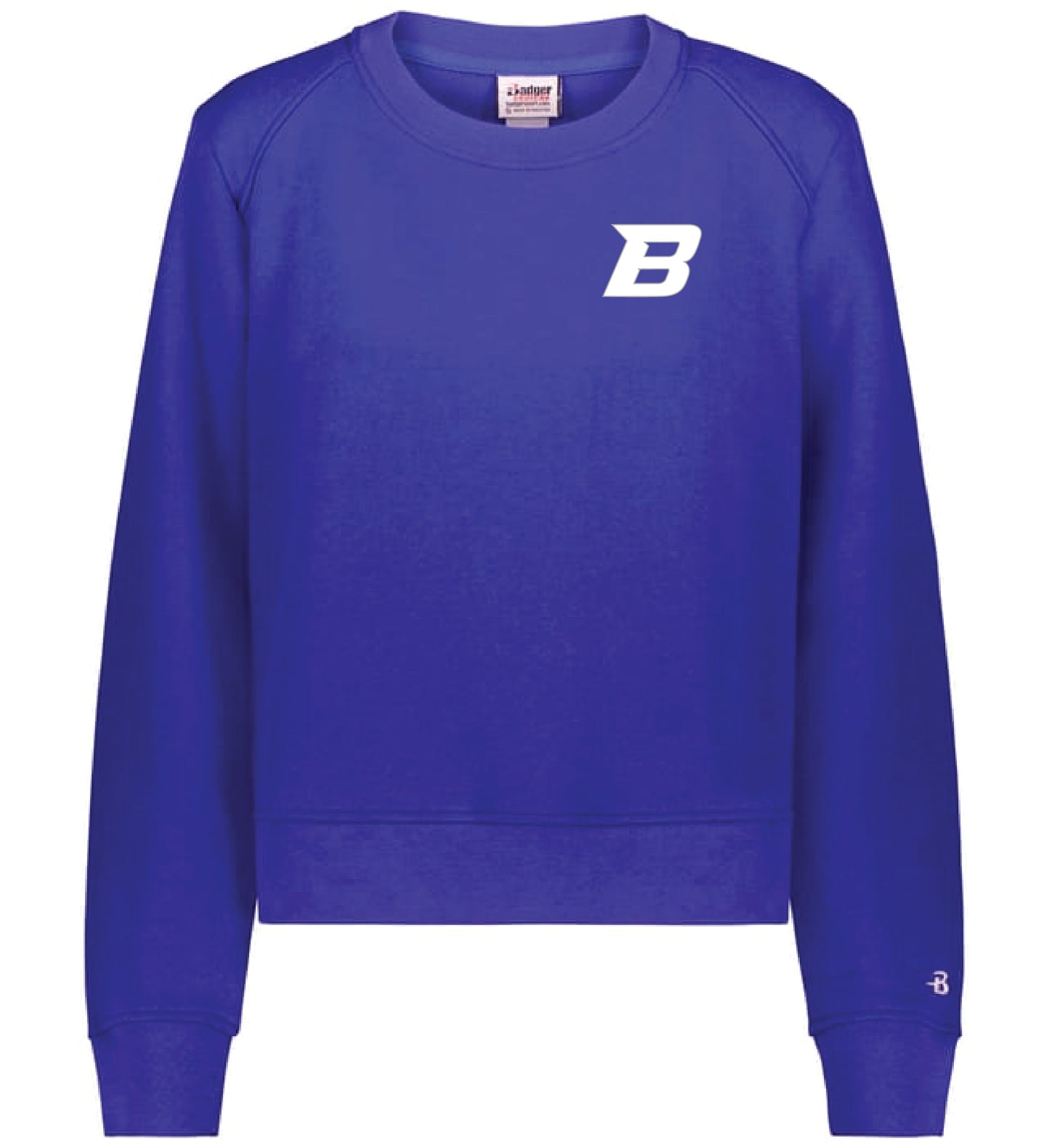 Ladies Fleece Crop Crew