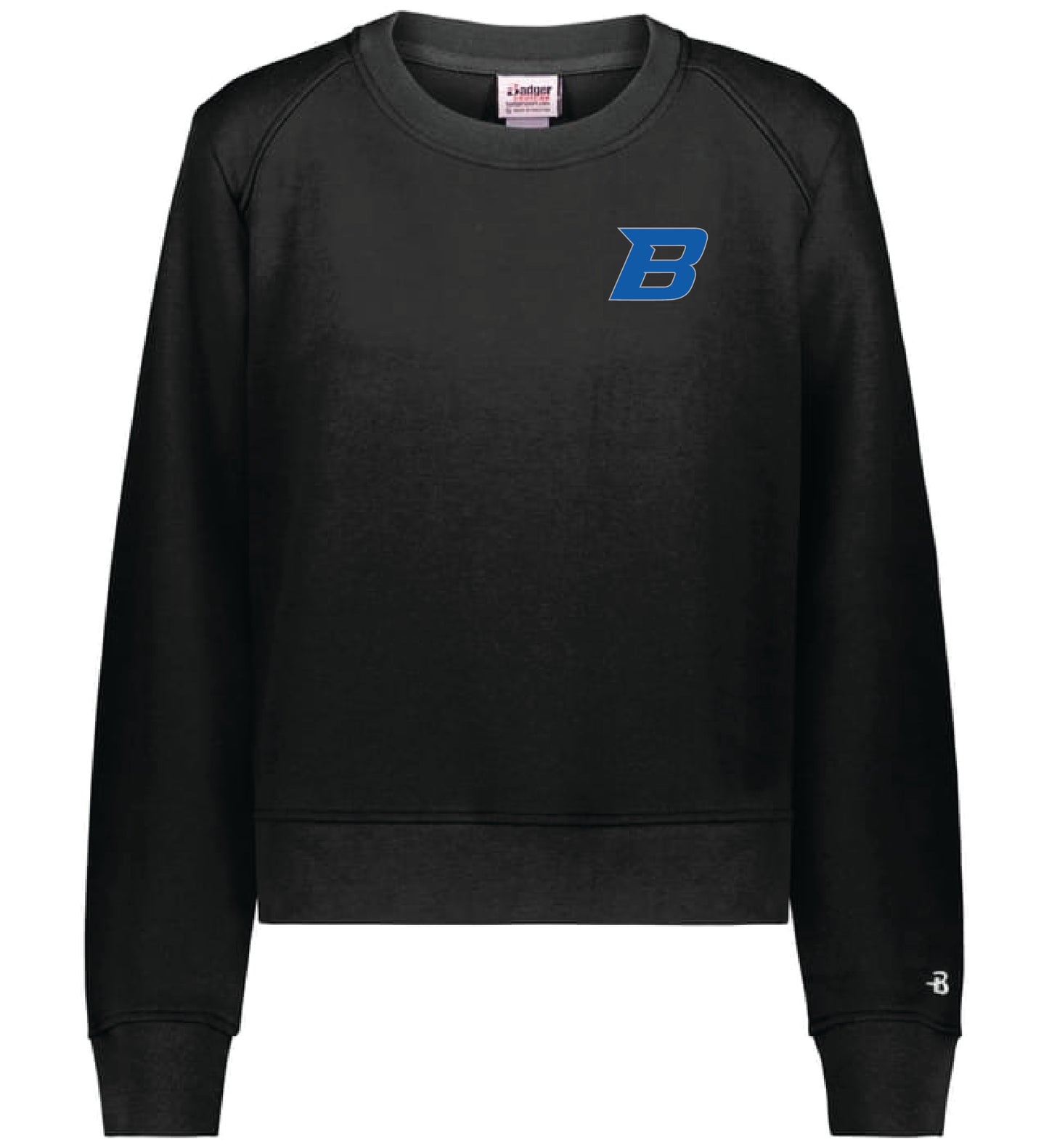 Ladies Fleece Crop Crew